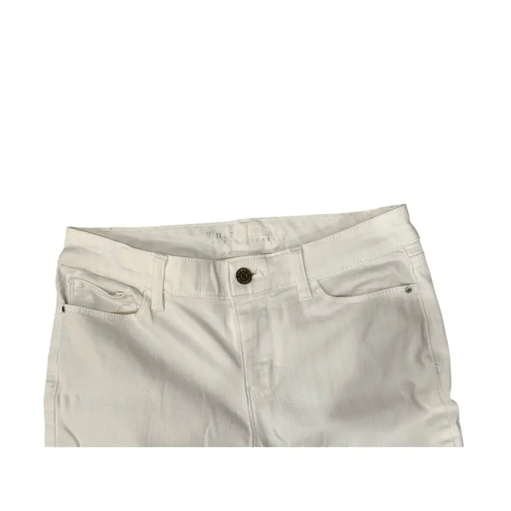 WHBM White Skinny Stretch Denim Jeans Petite Size 2 Short - Picture 6 of 11